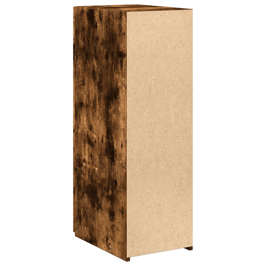 Skjenk Røkt Eik 30X42,5X93 Cm Konstruert Tre
