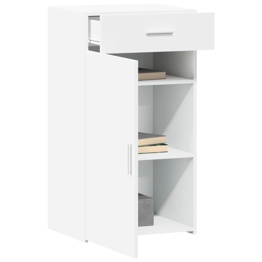 Skjenk Hvit 50X42,5X93 Cm Konstruert Tre