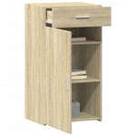 Skjenk Sonoma Eik 50X42,5X93 Cm Konstruert Tre