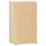 Skjenk Sonoma Eik 50X42,5X93 Cm Konstruert Tre