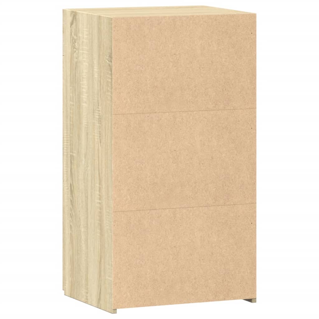 Skjenk Sonoma Eik 50X42,5X93 Cm Konstruert Tre