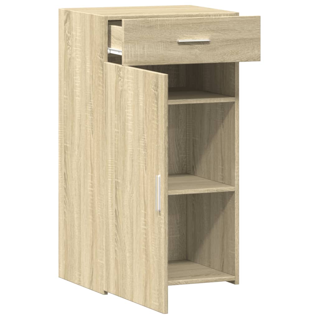 Skjenk Sonoma Eik 50X42,5X93 Cm Konstruert Tre