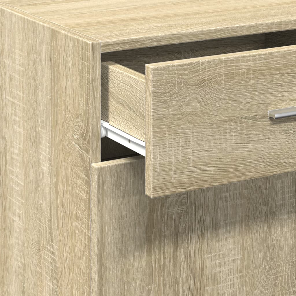 Skjenk Sonoma Eik 50X42,5X93 Cm Konstruert Tre