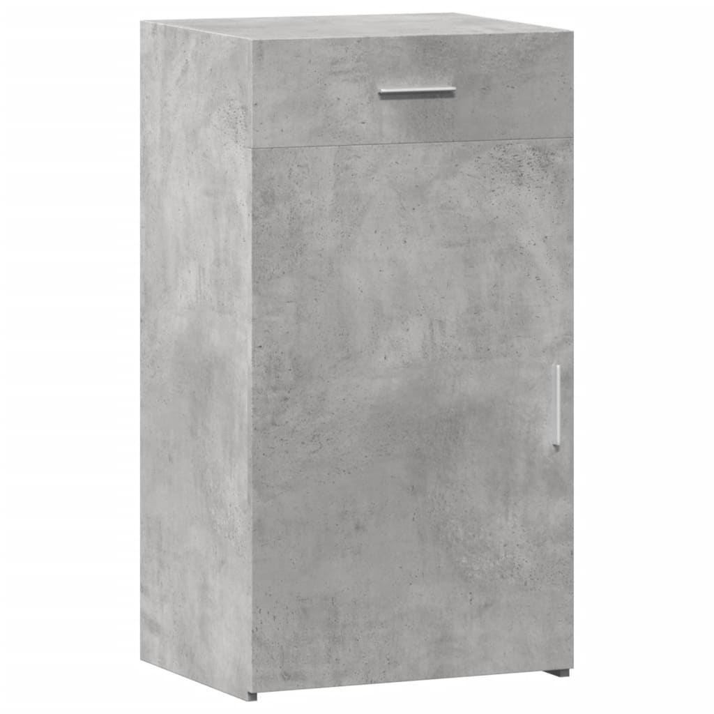 Skjenk Betonggrå 50X42,5X93 Cm Konstruert Tre