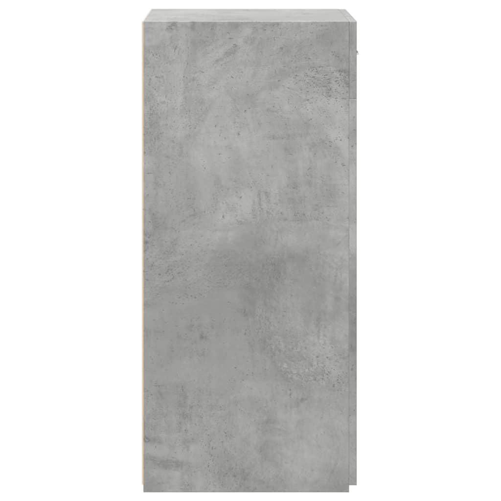 Skjenk Betonggrå 50X42,5X93 Cm Konstruert Tre