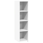Hylle Hvit 30X41X124 Cm Konstruert Tre