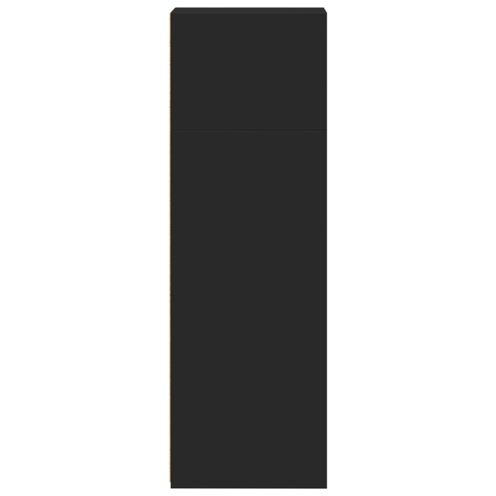 Hylle Svart 30X41X124 Cm Konstruert Tre