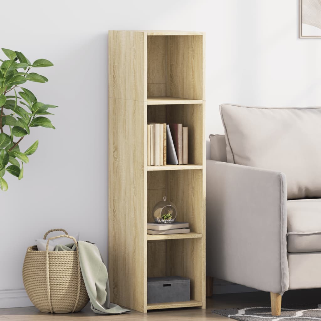 Hylle Sonoma Eik 30X41X124 Cm Konstruert Tre