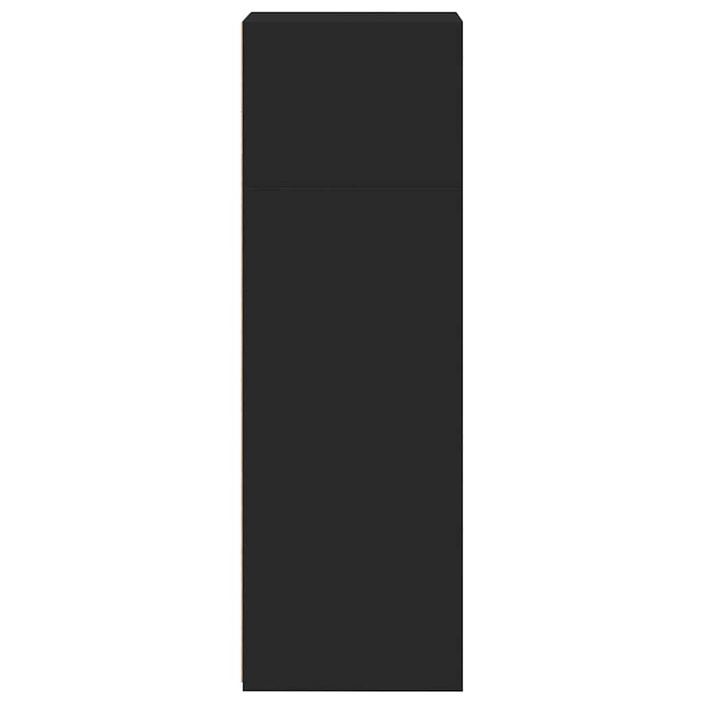 Hylle Svart 40X41X124 Cm Konstruert Tre