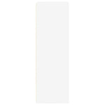Hylle Hvit 45X41X124 Cm Konstruert Tre