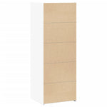 Hylle Hvit 45X41X124 Cm Konstruert Tre