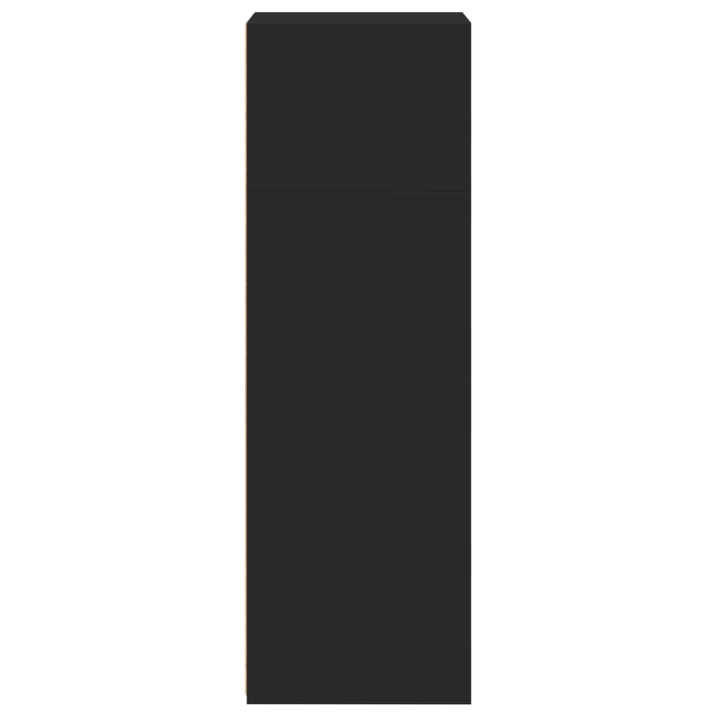 Hylle Svart 45X41X124 Cm Konstruert Tre