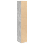 Hylle Betonggrå 30X41X185 Cm Konstruert Tre