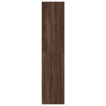 Hylle Brun Eik 30X41X185 Cm Konstruert Tre