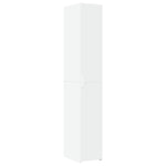 Smalt Oppbevaringsskap Hvit 30X42,5X225 Cm Konstruert Tre