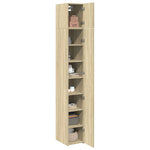Smalt Oppbevaringsskap Sonoma Eik 30X42,5X225 Cm Konstruert Tre
