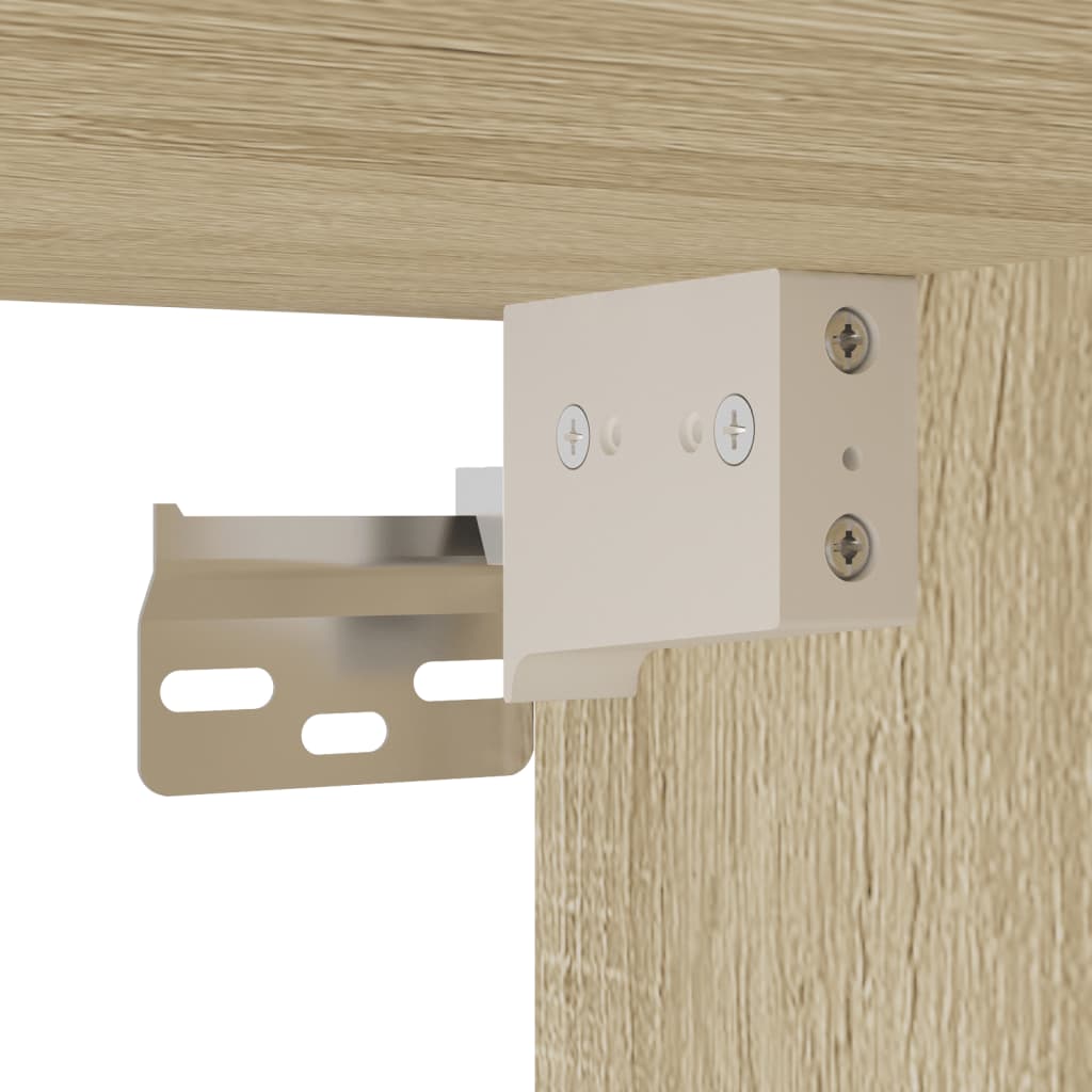 Smalt Oppbevaringsskap Sonoma Eik 30X42,5X225 Cm Konstruert Tre