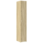 Smalt Oppbevaringsskap Sonoma Eik 30X42,5X225 Cm Konstruert Tre