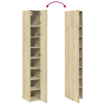 Smalt Oppbevaringsskap Sonoma Eik 30X42,5X225 Cm Konstruert Tre