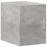Smalt Oppbevaringsskap Betonggrå 30X42,5X225 Cm Konstruert Tre