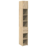 Smalt Oppbevaringsskap Sonoma Eik 30X42,5X225 Cm Konstruert Tre