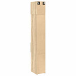 Smalt Oppbevaringsskap Sonoma Eik 30X42,5X225 Cm Konstruert Tre