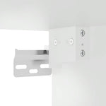 Smalt Oppbevaringsskap Hvit 50X42,5X225 Cm Konstruert Tre