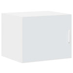 Smalt Oppbevaringsskap Hvit 50X42,5X225 Cm Konstruert Tre