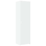 Smalt Oppbevaringsskap Hvit 50X42,5X225 Cm Konstruert Tre