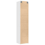 Smalt Oppbevaringsskap Hvit 50X42,5X225 Cm Konstruert Tre