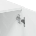 Smalt Oppbevaringsskap Hvit 50X42,5X225 Cm Konstruert Tre