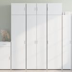 Oppbevaringsskap Hvit 70X42,5X225 Cm Konstruert Tre