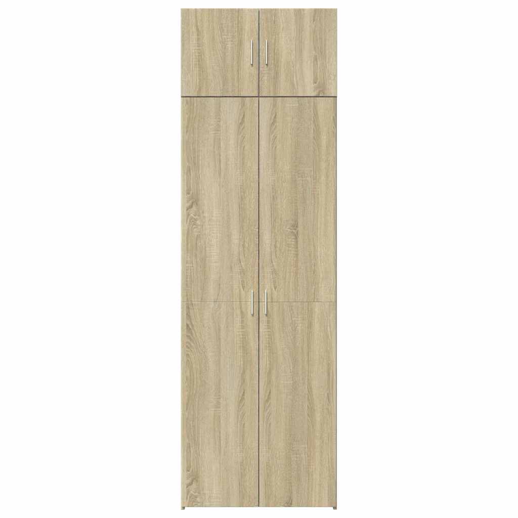 Oppbevaringsskap Sonoma Eik 70X42,5X225 Cm Konstruert Tre