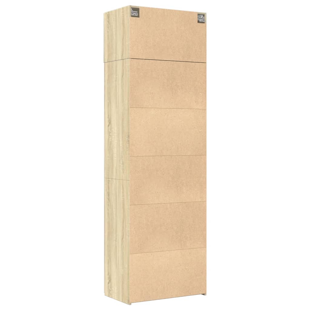Oppbevaringsskap Sonoma Eik 70X42,5X225 Cm Konstruert Tre