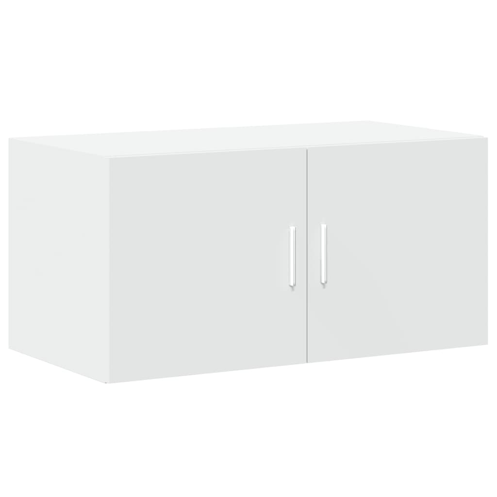 Oppbevaringsskap Hvit 80X42,5X225 Cm Konstruert Tre