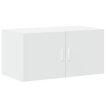 Oppbevaringsskap Hvit 80X42,5X225 Cm Konstruert Tre