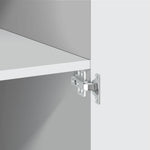 Oppbevaringsskap Hvit 80X42,5X225 Cm Konstruert Tre
