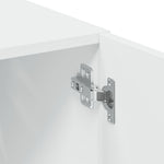 Oppbevaringsskap Hvit 80X42,5X225 Cm Konstruert Tre