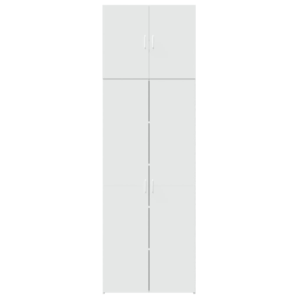 Highboard Hvit 80X42,5X249 Cm Konstruert Tre