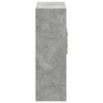Hylle Betonggrå 80X42,5X124 Cm Konstruert Tre