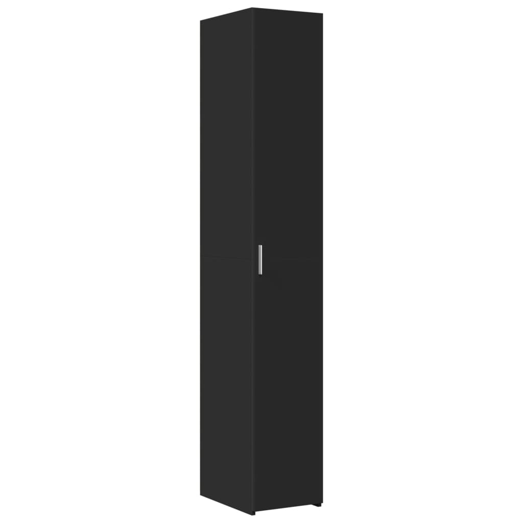 Hylle Svart 30X42,5X185 Cm Konstruert Tre