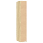 Hylle Sonoma Eik 30X42,5X185 Cm Konstruert Tre