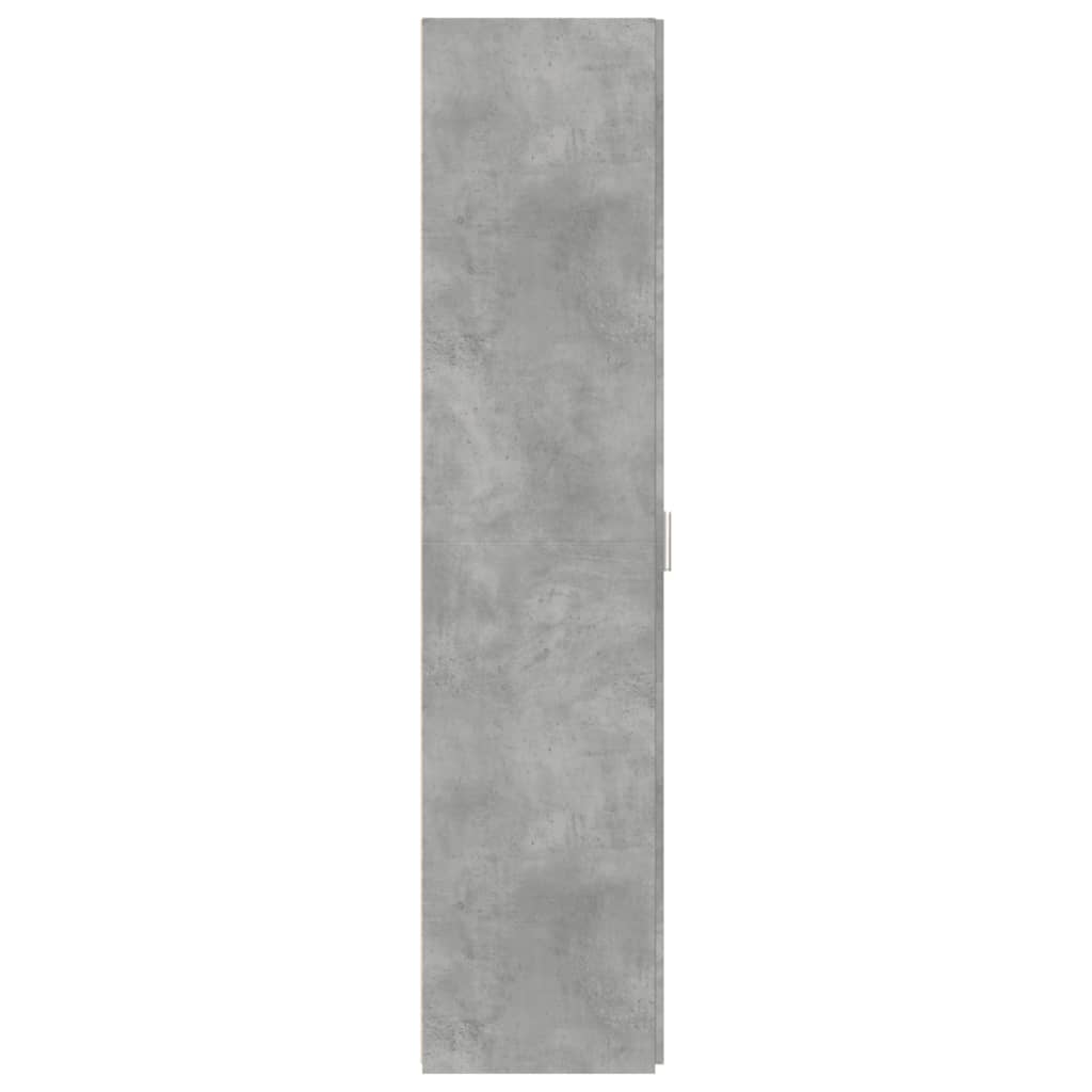 Hylle Betonggrå 30X42,5X185 Cm Konstruert Tre