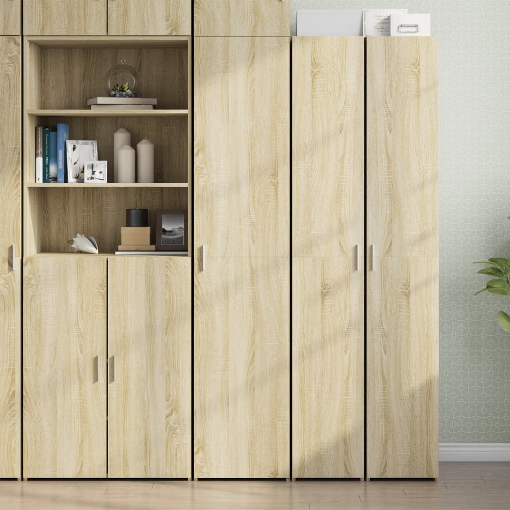 Hylle Sonoma Eik 40X42,5X185 Cm Konstruert Tre