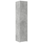 Hylle Betonggrå 40X42,5X185 Cm Konstruert Tre