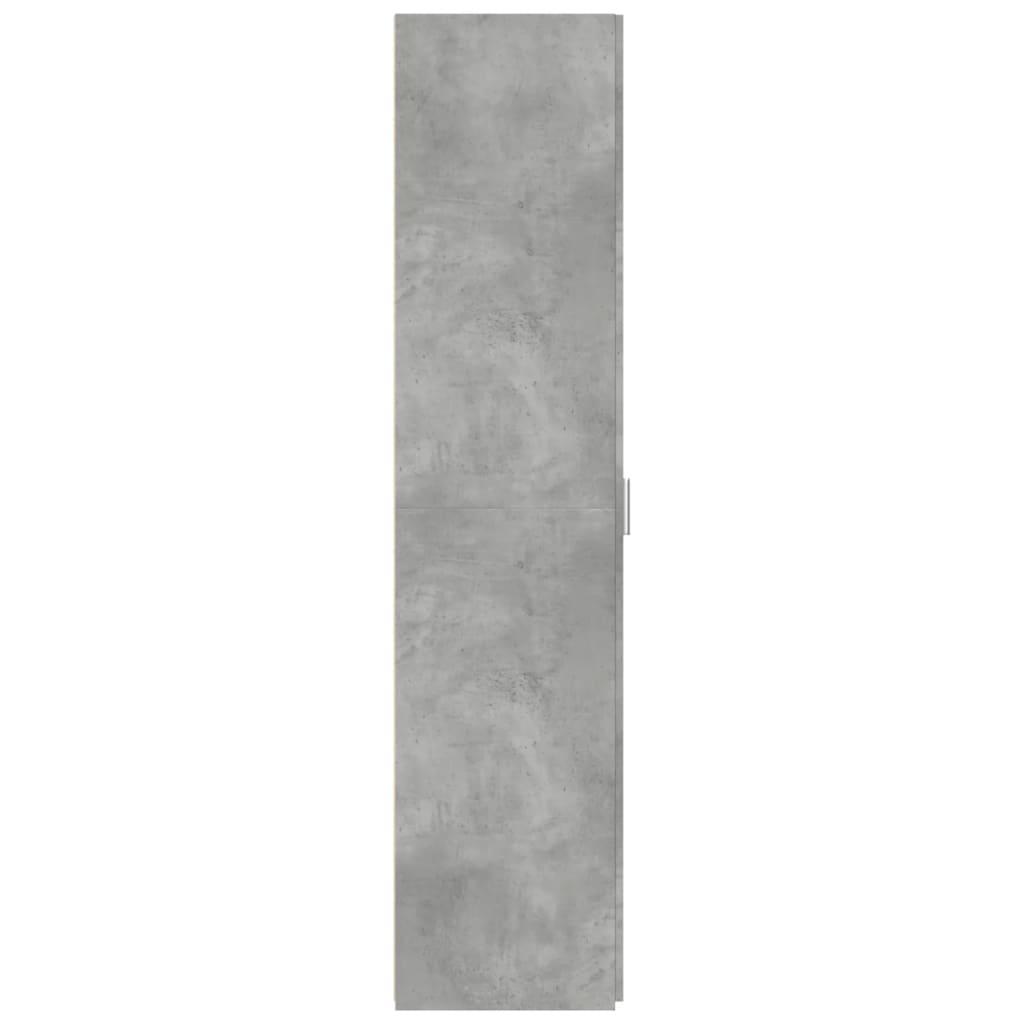Hylle Betonggrå 40X42,5X185 Cm Konstruert Tre