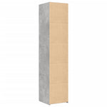 Hylle Betonggrå 40X42,5X185 Cm Konstruert Tre