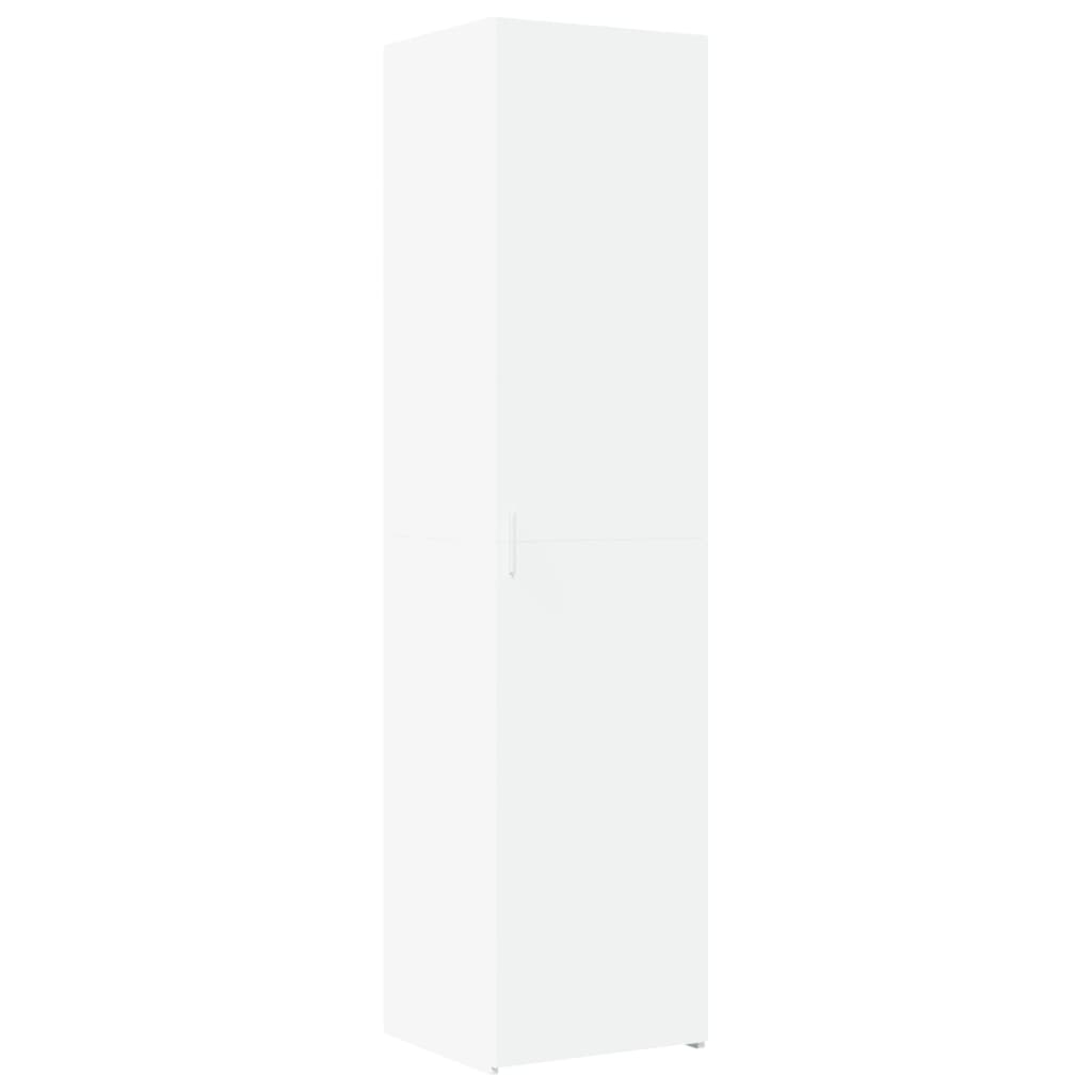 Hylle Hvit 45X42,5X185 Cm Konstruert Tre