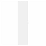Hylle Hvit 45X42,5X185 Cm Konstruert Tre
