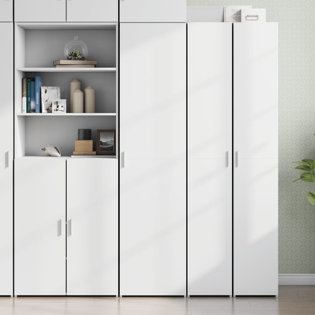 Hylle Hvit 45X42,5X185 Cm Konstruert Tre